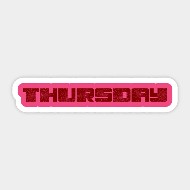 Thursday Sticker by VellArt